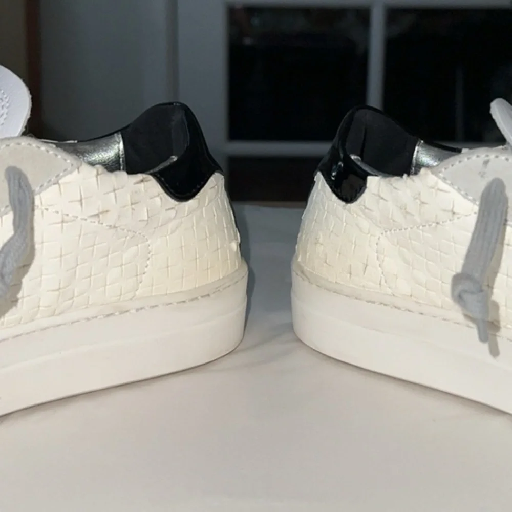 P448 Thea Overload Leather Low Top‎ Platform Sneakers